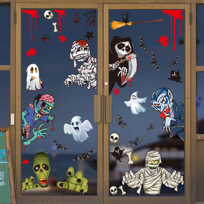 Pegatinas Decorativas de Halloween - Calabaza, Araña, Fantasma y Linterna - Image 8