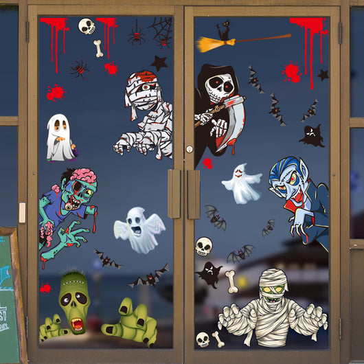 Pegatinas Decorativas de Halloween - Calabaza, Araña, Fantasma y Linterna - Image 8