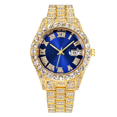 Reloj Acero Inoxidable Hip Hop Empresarial con Calendario Completo - Image 18