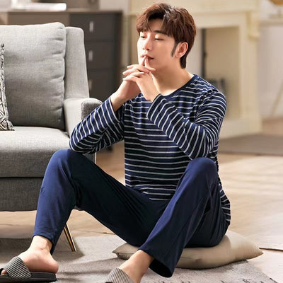 Pijama Largo para Hombre - Ropa de Casa Primavera y Otoño - Image 18