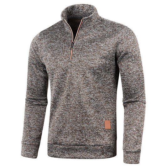 Suéter para Hombre con Cierre de Cremallera en el Cuello - Otoño e Invierno - Image 2
