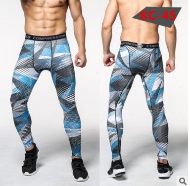 Pantalones de Compresión Camuflaje para Hombre - Leggings Deportivos Ajustados - Image 35