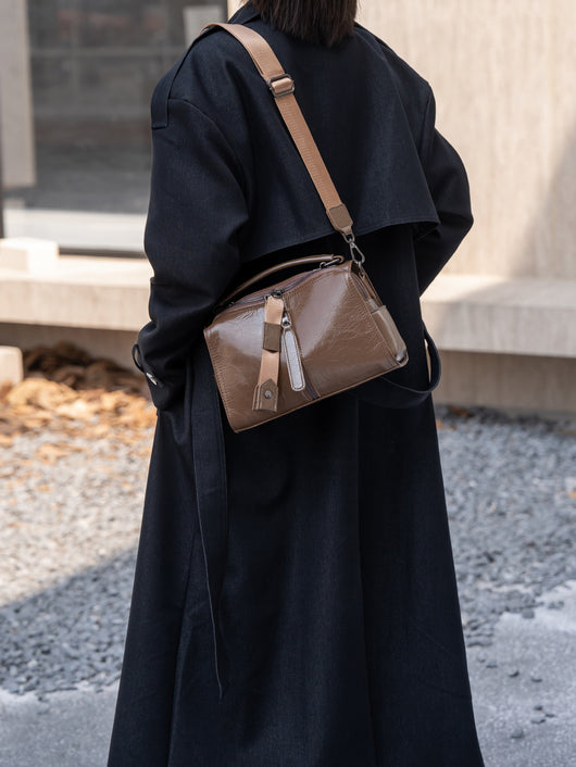 Bolso Bandolera de Cuero Curtido al Óleo para Mujer - Diseño Elegante y Sofisticado - Image 11
