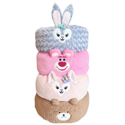 Cama Redonda para Mascotas Peluche Cuatro Estaciones - Nido Cómodo Diseño Panda Rojo - Image 9