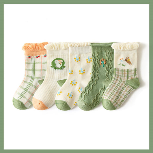 Calcetines de Algodón Infantiles con Diseños de Animales - Image 7