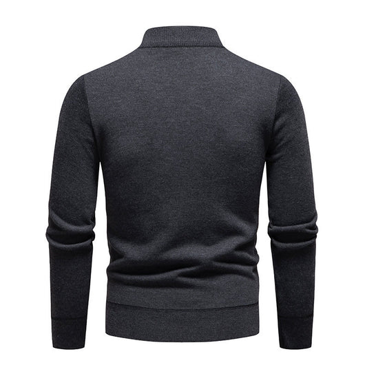 Suéter para Hombre con Forro Polar Grueso Cuello Redondo - Image 35