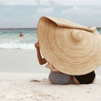 Sombrero de Playa Plegable Extragrande con Protección Solar - Image 15