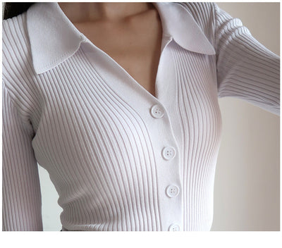 Suéter Ajustado con Botones - Diseño Sexy y Reductor - Image 10