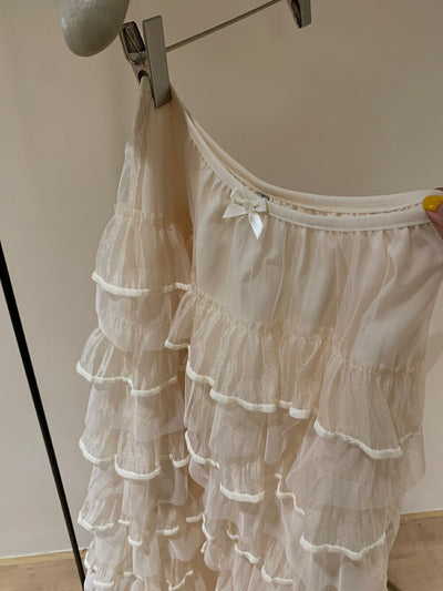 Falda Midi Ajustada de Tul con Bolsa Integrada para Cadera - Image 9