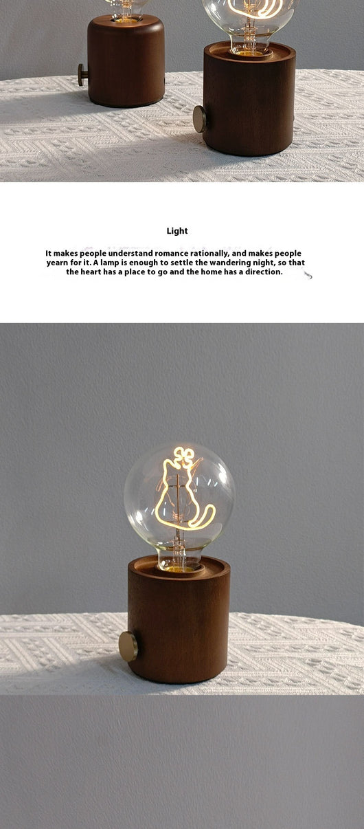 Lámpara Gato para Mesita de Noche - Recargable y Portátil - Image 10