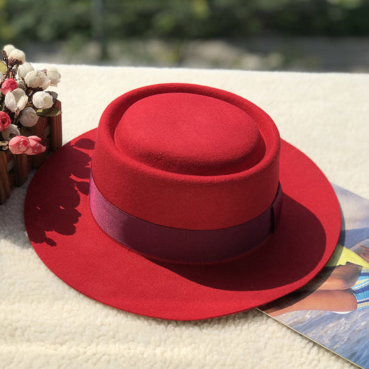 Sombrero de Fieltro de Lana para Otoño e Invierno - Image 16