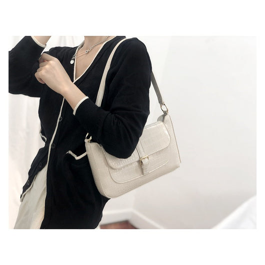 Bolso Baguette Vintage con Patrón Axilas para Mujer - Image 13