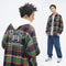 Camisa Vintage Bordada de Manga Larga con Textura