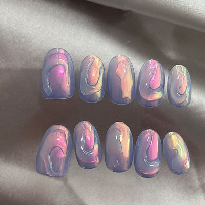 Esmalte de Uñas Aurora Veraniega con Efecto Degradado Fluido