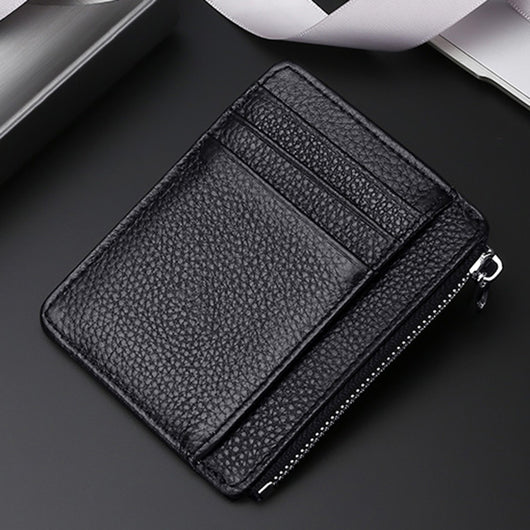Cartera Minimalista de Cuero Genuino - Portacédulas Premium - Image 9