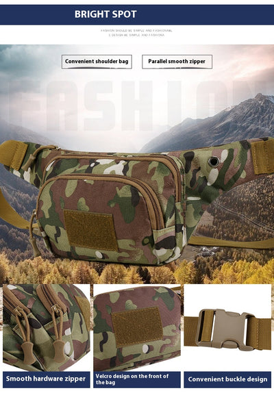 Riñonera Táctica Militar Camouflage - Mochila de Nylon para Deportes Outdoor - Image 6
