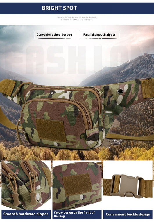 Riñonera Táctica Militar Camouflage - Mochila de Nylon para Deportes Outdoor - Image 6