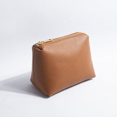 Bolsa de Almacenamiento de Cosméticos en Cuero Grabado con Patrón de Lichi - Image 7