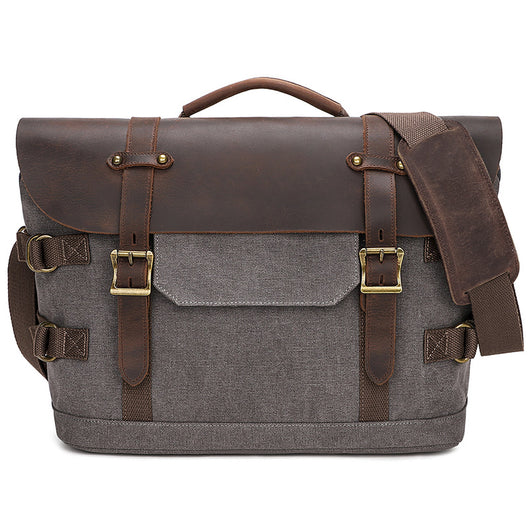Bolsa Mensajero de Lona para Hombre - Estilo Casual - Image 5