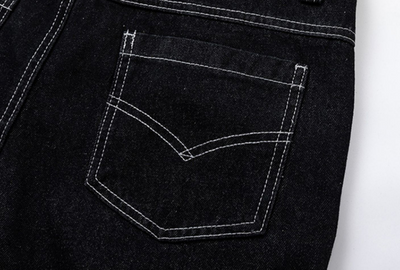 Pantalones Vaqueros Retro Holgados con Cierre Decorativo para Hombre y Mujer - Image 16