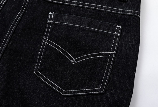 Pantalones Vaqueros Retro Holgados con Cierre Decorativo para Hombre y Mujer - Image 16