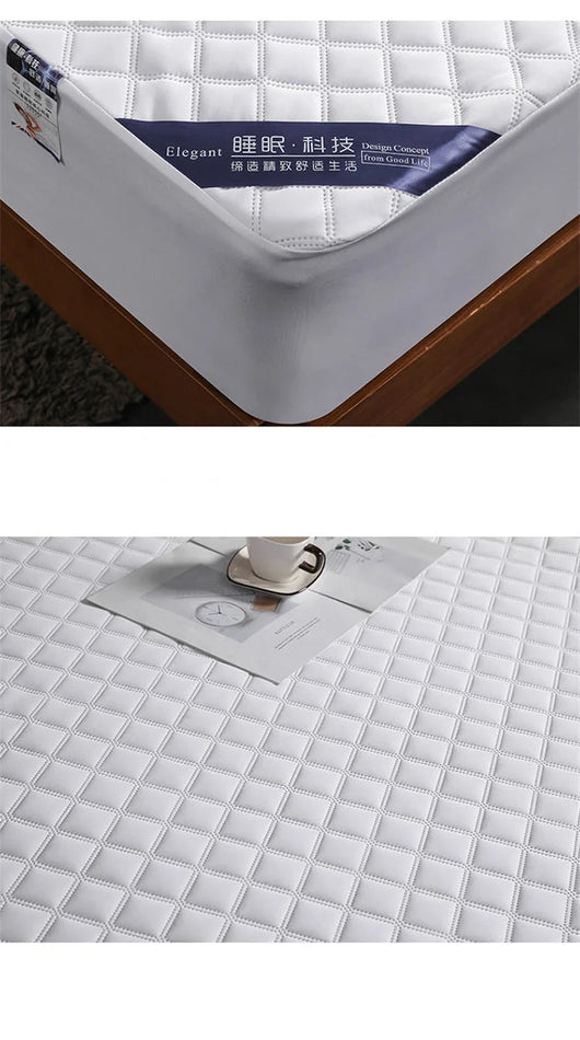 Protector de Colchón Acolchado Impermeable Ajustable Antideslizante - Image 14