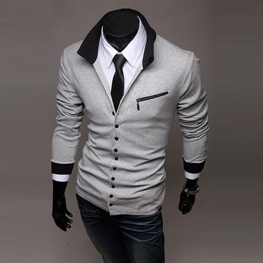 Cardigan Slim Fit Tejido para Hombre - Suéter Elegante - Image 7