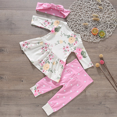 Conjunto de Diadema Floral para Niña - Juego de Tres Piezas - Image 9