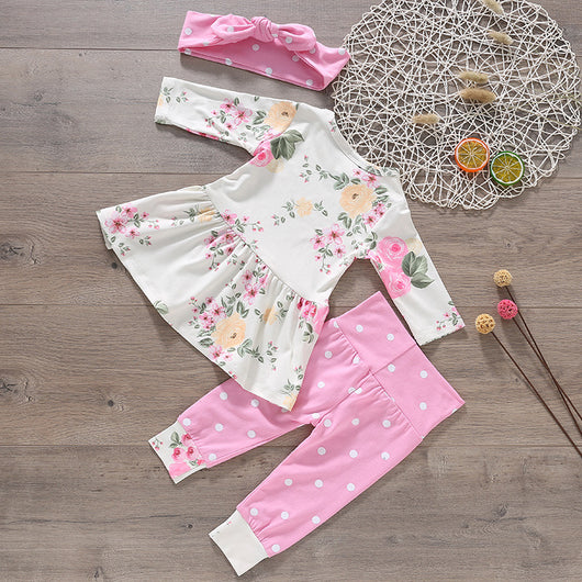 Conjunto de Diadema Floral para Niña - Juego de Tres Piezas - Image 9