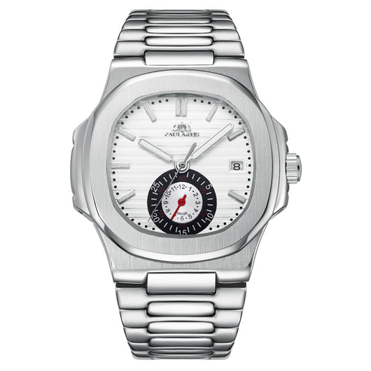 Reloj de Acero Inoxidable para Hombre con Correa de Malla - Image 10