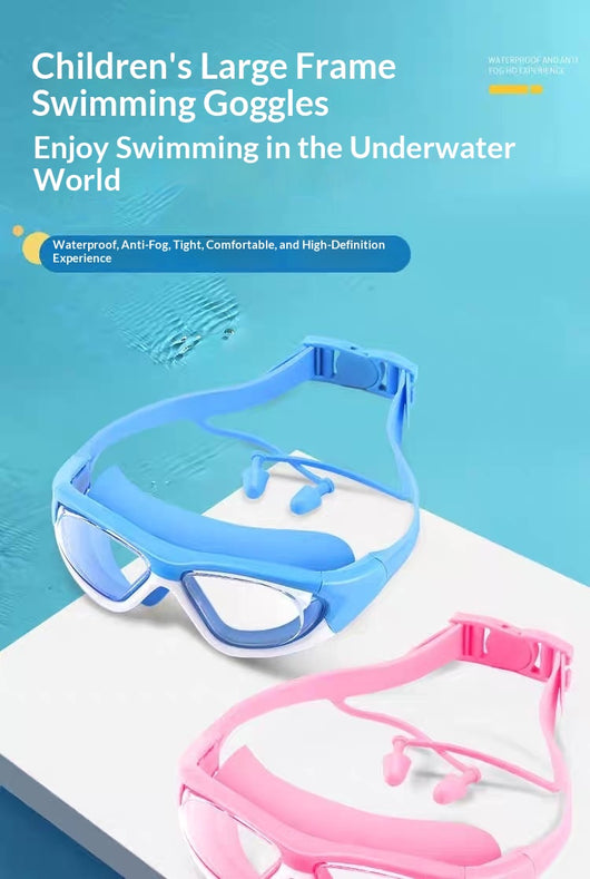 Gafas de Natación Infantiles Antivaho con Tapones Auditivos Integrados - Image 26