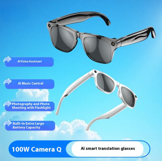 Gafas Inteligentes con Cámara, Traductor IA y Bluetooth - Image 2
