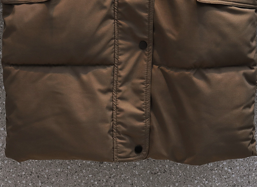 Chaqueta Acolchada Suelta con Capucha y Bolsillos - Image 15