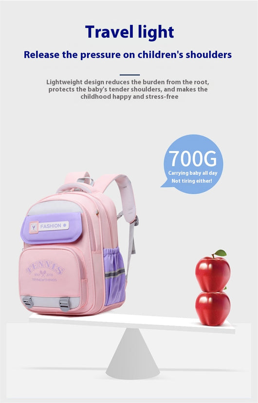 Mochila Escolar de Gran Capacidad - Alivio de Carga para Estudiantes - Image 16