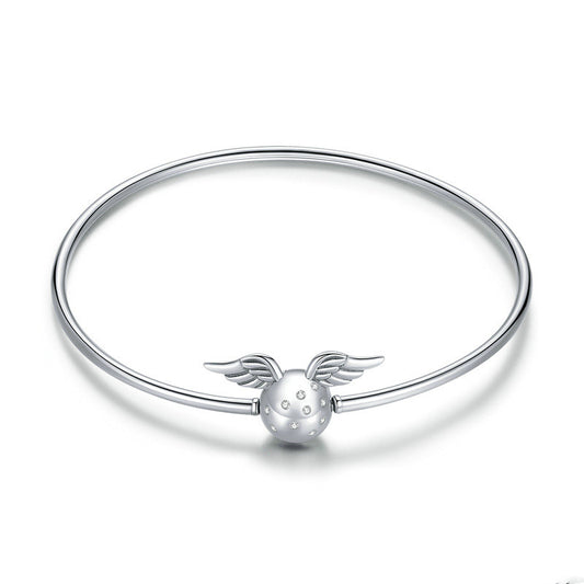 Pulsera Alas de Hada con Circones en Plata de Ley - Image 2