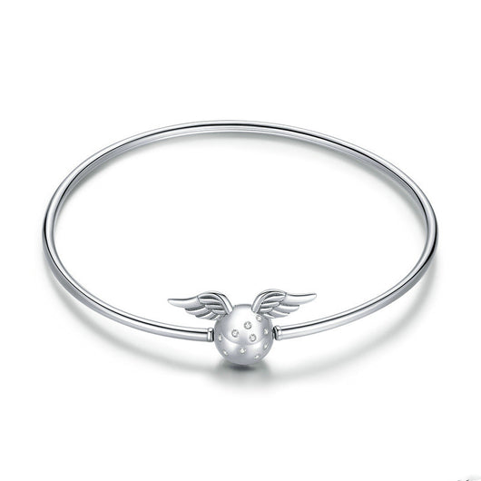 Pulsera Alas de Hada con Circones en Plata de Ley - Image 2