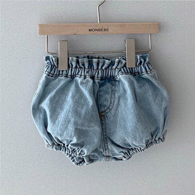 Pantalones Cortos con Cintura de Encaje para Bebé - Diseño Cómodo y Elegante - Image 4