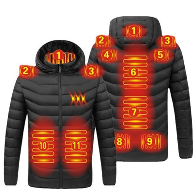 Chaqueta Calefactable Inteligente para Hombre con Carga USB - Image 3
