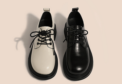 Zapatos de Cuero para Mujer con Cordones y Suela Plana - Versátiles y Cómodos - Image 8