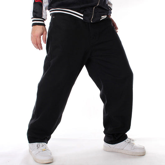 Jeans Hip Hop con Bordados Creativos para Hombre - Image 3