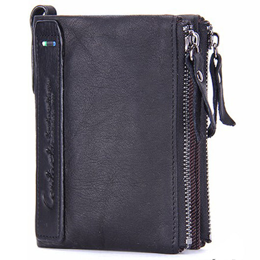 Billetera Compacta de Cuero Genuino para Hombre - Image 5