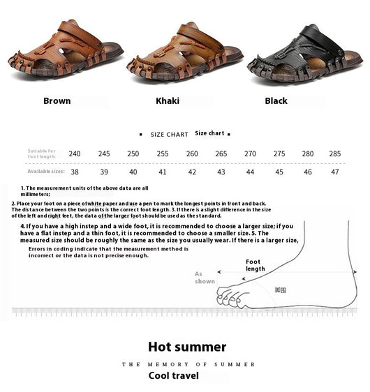 Sandalias Grandes para Hombre - Zapatos de Playa Transpirables Antideslizantes - Image 9