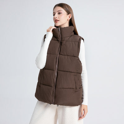 Chaleco Térmico Acolchado sin Mangas con Cuello Alto para Mujer - Image 9