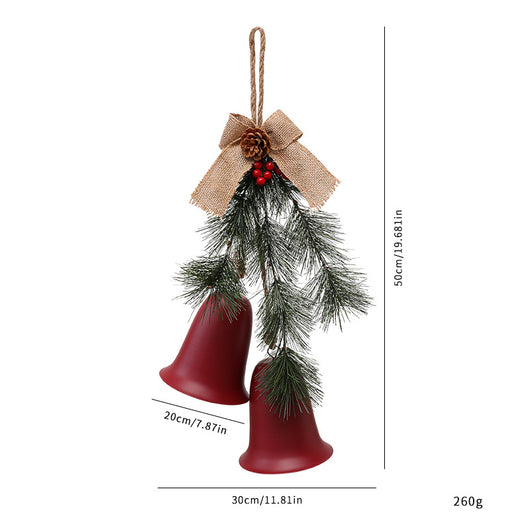 Pequeño Colgante Campana de Terciopelo con Moño - Image 6
