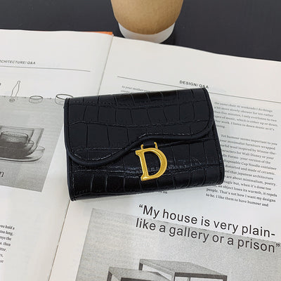Cartera Plegable de Cuero Suave para Mujer - Colores Sólidos - Image 14