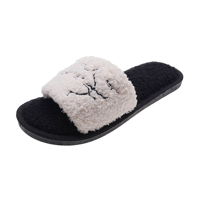 Pantuflas Planas Cálidas para Casa con Diseño de Gato - Image 16