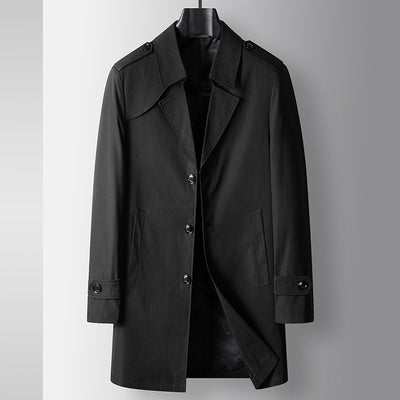 Gabardina de Negocios Juvenil Premium - Corte Clásico Solapa Italiana - Image 4