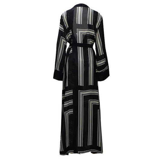 Cardigan Robe Holgado con Encaje Estilo Musulmán para Mujer - Image 18