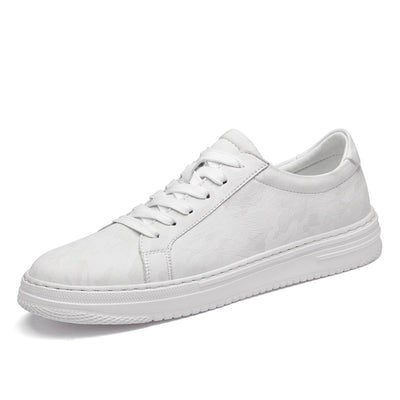 Zapatillas Deportivas Blancas para Hombre con Suela Elevada y Altura Aumentada - Image 5