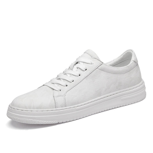 Zapatillas Deportivas Blancas para Hombre con Suela Elevada y Altura Aumentada - Image 5